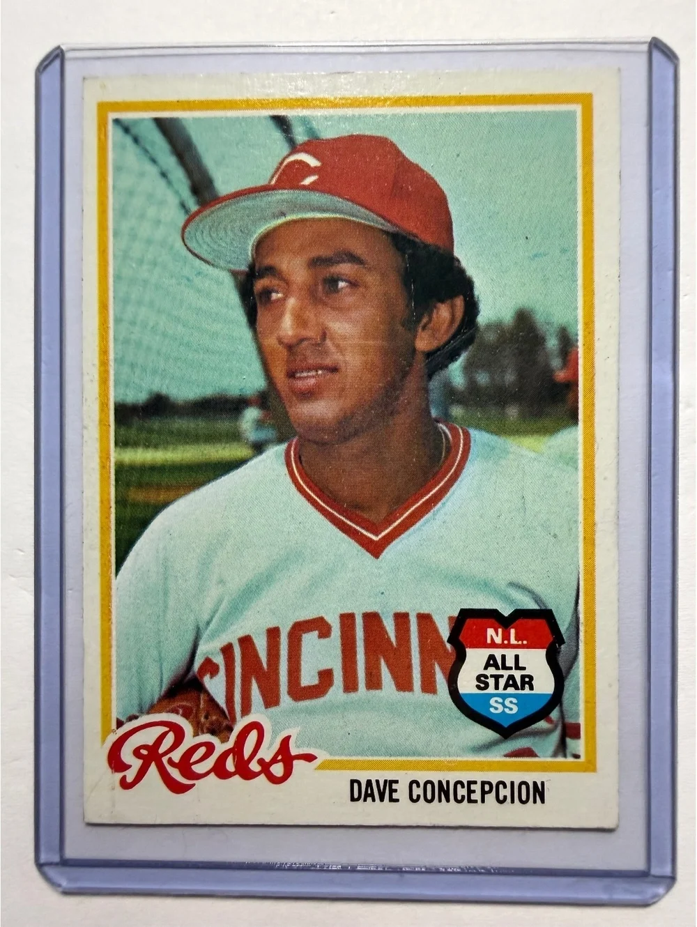 1978 Topps Dave Concepcion Cincinnati Reds Baseball Card #180